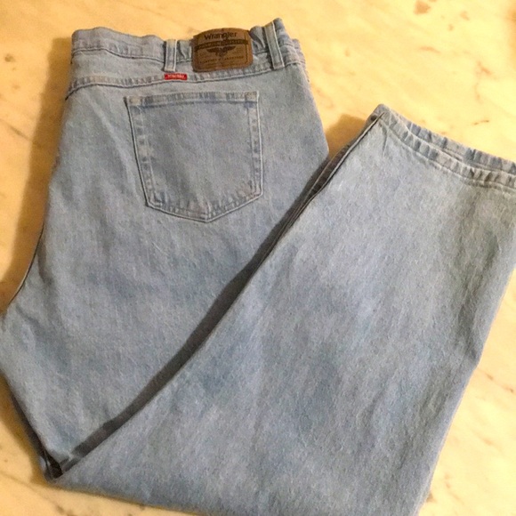 Wrangler Mens 46x 3 Relaxed Fit Jeans 
